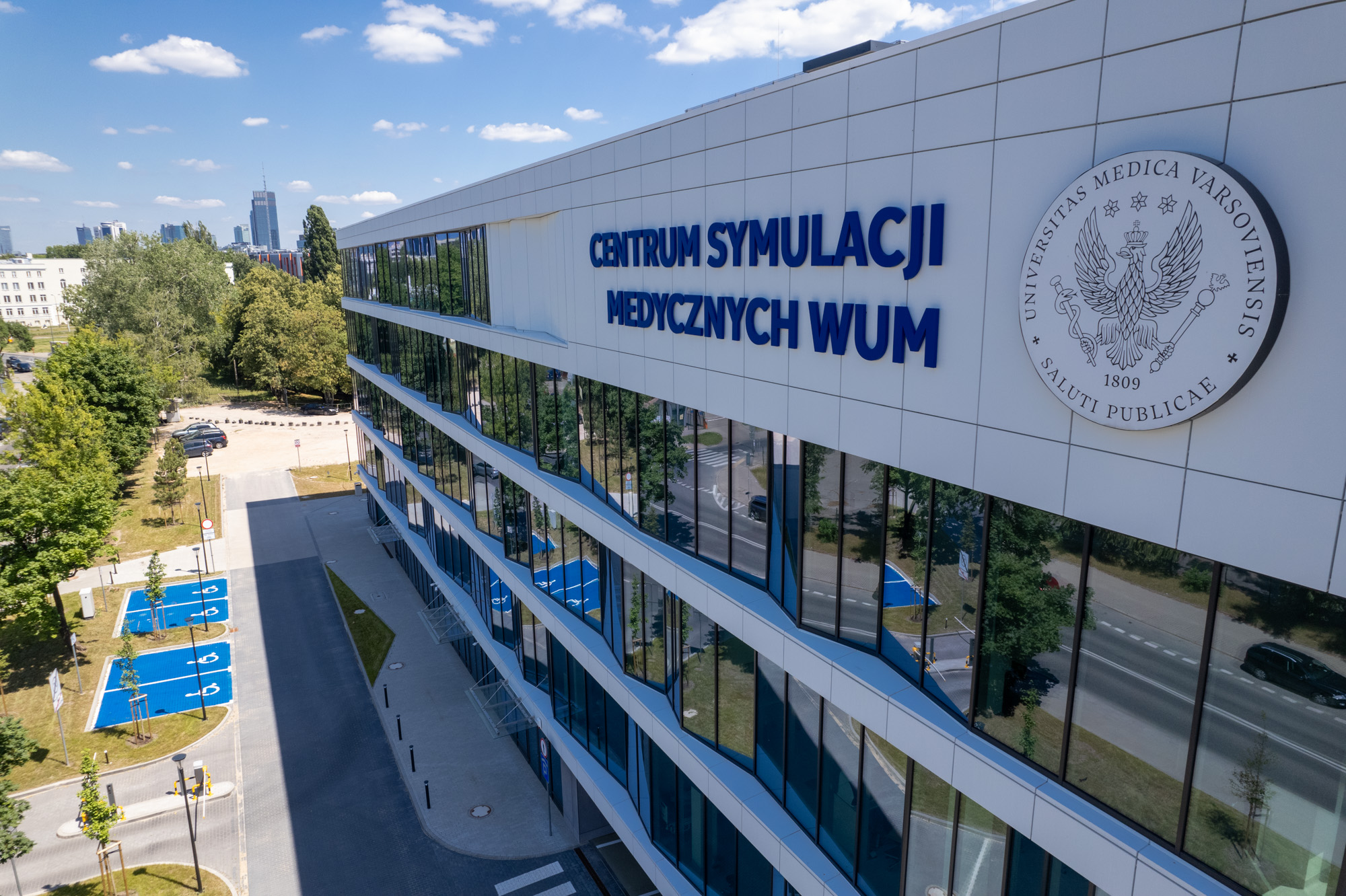budynek Centrum Symulacji Medycznych WUM