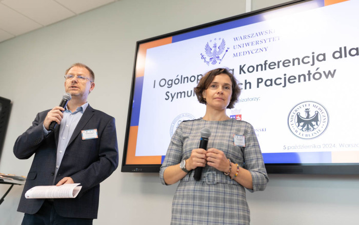 Konferencja dla symulowanych pacjentów na WUM