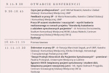 Program II Ogólnopolskiej Konferencji dla Symulowanych Pacjentów